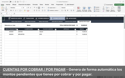 Plantilla Control Financiero