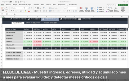 Plantilla Control Financiero