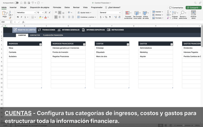 Plantilla Control Financiero